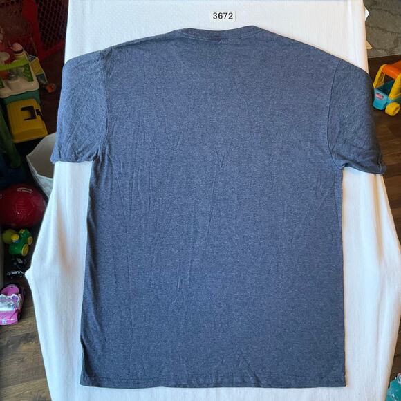 Celebrate Father’s Day Men T-shirt size M Short Sleeve Blue Fun Greatest Farted - Picture 7 of 8